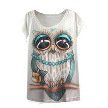 Load image into Gallery viewer, 2018 New Design Fashion Vintage Spring Summer T Shirt Women Tops Tshirt Animal Print T-shirt Woman Clothes