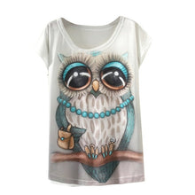 Load image into Gallery viewer, 2018 New Design Fashion Vintage Spring Summer T Shirt Women Tops Tshirt Animal Print T-shirt Woman Clothes