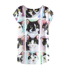 Load image into Gallery viewer, 2018 New Design Fashion Vintage Spring Summer T Shirt Women Tops Tshirt Animal Print T-shirt Woman Clothes