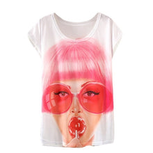 Load image into Gallery viewer, 2018 New Design Fashion Vintage Spring Summer T Shirt Women Tops Tshirt Animal Print T-shirt Woman Clothes