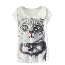Load image into Gallery viewer, 2018 New Design Fashion Vintage Spring Summer T Shirt Women Tops Tshirt Animal Print T-shirt Woman Clothes