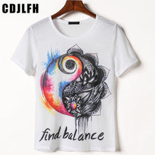Load image into Gallery viewer, T Shirt Women 2018 Vintage Tshirt White Tops T-shirt Camiseta Feminina Plus Size Camisa Feminist Casual Shirts Tee Femme