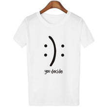 Load image into Gallery viewer, T Shirt Women 2018 Vintage Tshirt White Tops T-shirt Camiseta Feminina Plus Size Camisa Feminist Casual Shirts Tee Femme