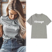 Load image into Gallery viewer, vintage Letters Women tshirt Cotton Casual Funny t shirt For Lady Yong Girl Top Tee Hipster Tumblr ins Drop Ship S-57